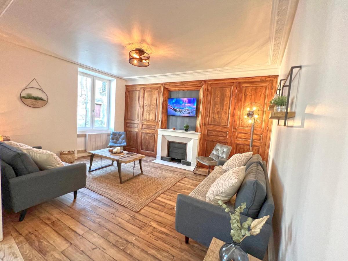 Gite Cosy Avec Jacuzzi Classe 3 Etoiles Poncin Kültér fotó